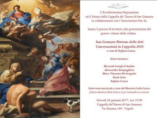 INVITO 2016 presentazione volume SAN GENNARO PATRONO DELLE ARTI 2016